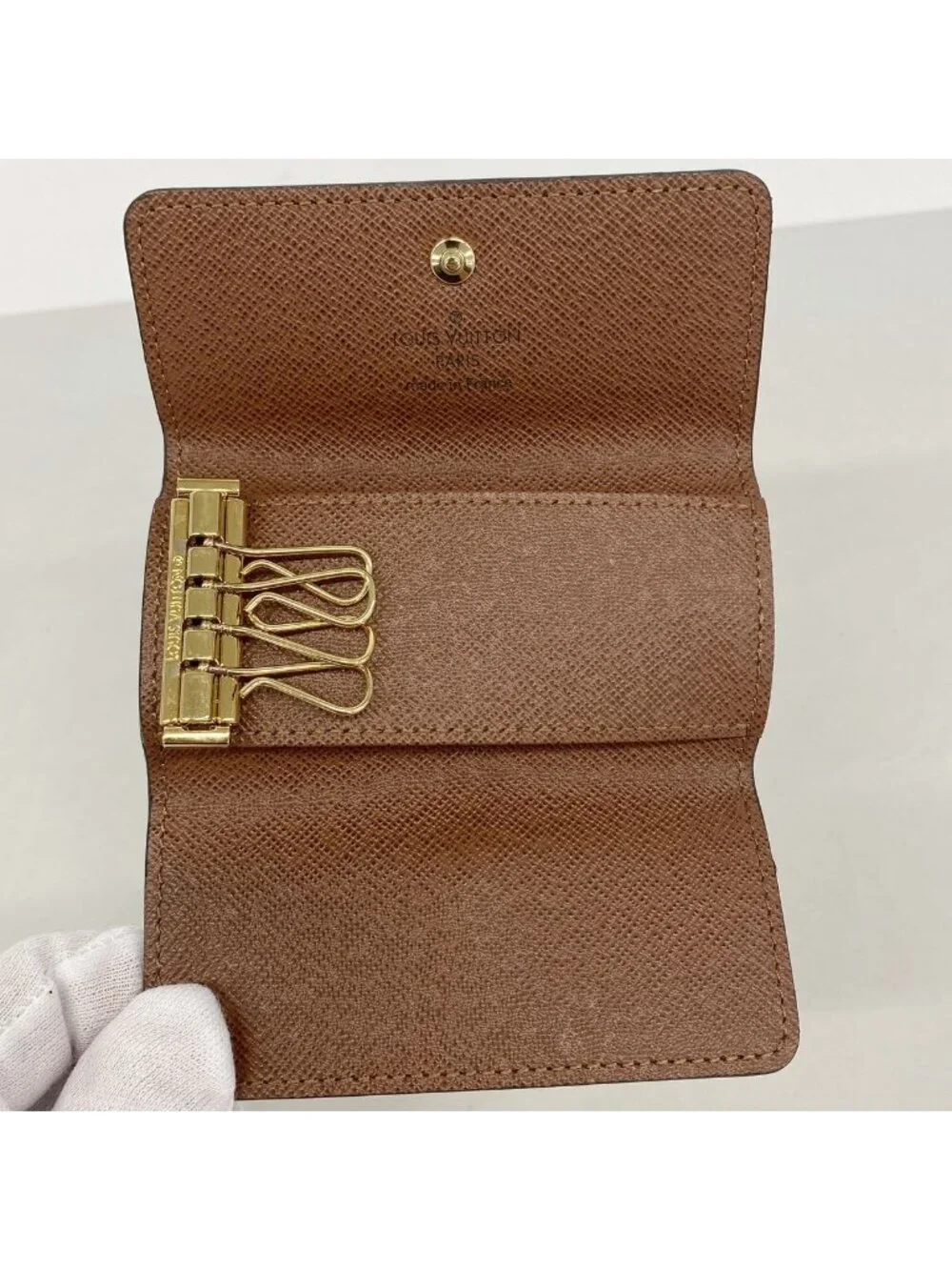 Louis Vuitton Key Case Monogram Multicles 4 Brown Key Holder